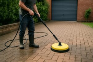 Rensning af indkørsel: Sådan fjerner du olie, alger og pletter